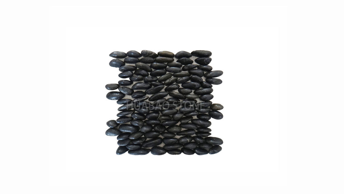 Random Look River Rock Stone Tile Slip Resistance For Commercial Applications