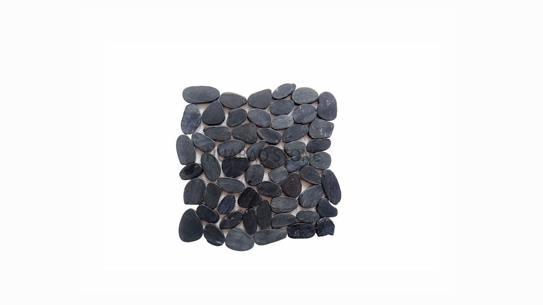 Commercial Pebble Stone Tiles , Pebble Bath Tiles Environmentally Safe